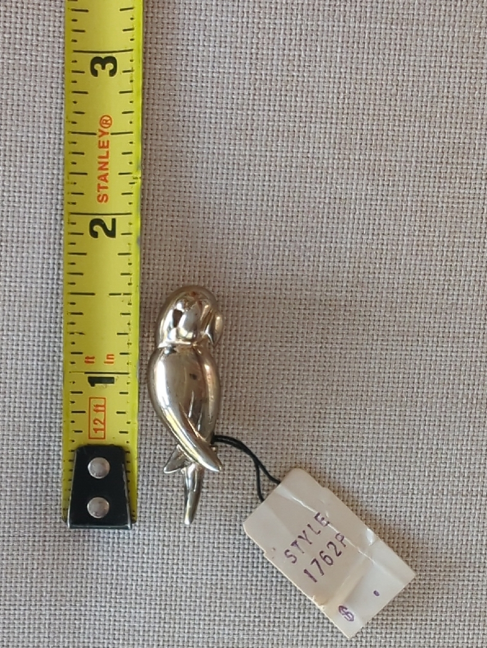 Vintage Sol Kass Mark XIV Parrot Brooch Pin - New Old Stock with Tag - Picture 4 of 5